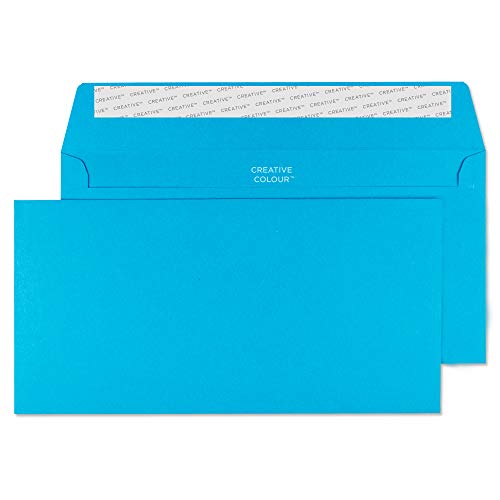Blake Envelopes Creative Colour 210 Briefumschläge Haftklebung Karibik Blau DL+ 114 x 229 mm - 120g/m² | 500 Stück von Blake