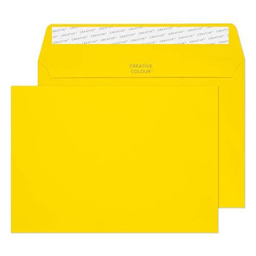 Blake Envelopes Creative Colour 303 Briefumschläge Haftklebung Bananen Gelb C5 162 x 229 mm - 120g/m² | 500 Stück von Blake