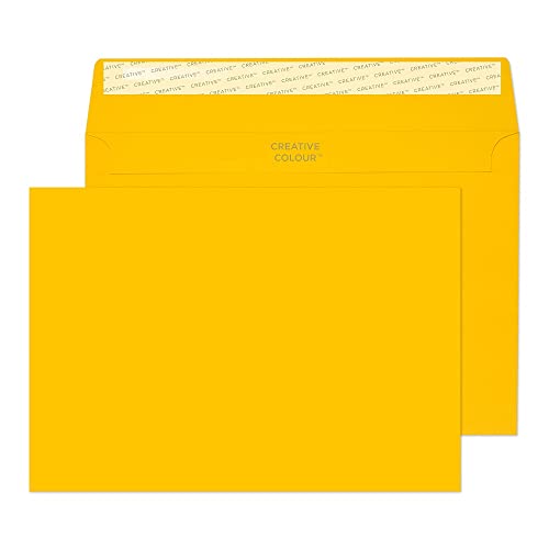 Blake Envelopes Creative Colour 304 Briefumschläge Haftklebung Ei Gelb C5 162 x 229 mm - 120g/m² | 500 Stück von Blake