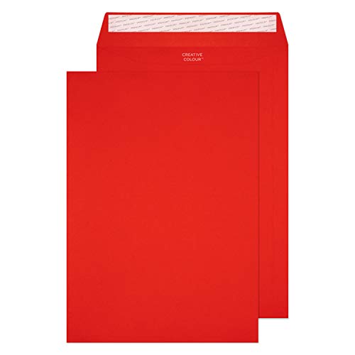 Blake Envelopes Creative Colour 406 Briefumschläge Haftklebung Pillar Box Rot C4 229 x 324 mm - 120g/m² | 250 Stück Blake Envelopes Creative Colour 406 Briefumschläge Haftklebung Pillar Box Rot C4 229 x 324 mm - 120g/m² | 250 Stück von Blake