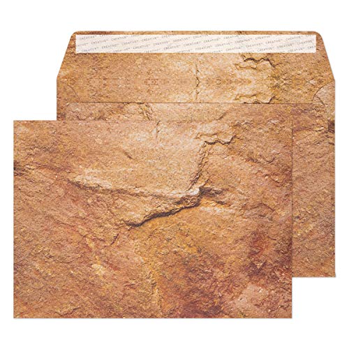 Blake Envelopes Creative Senses 44NT355 Briefumschläge Haftklebung Mit Naturoptik Yorkshire Sandstein C5 162 x 229 mm 135g/m² | 20 Stück von Blake