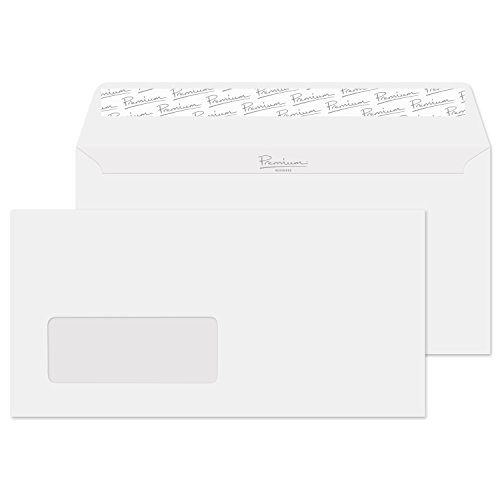 Blake Premium Business 36265 Briefumschläge für Fenster, selbstklebend, 110 x 220 mm, 120 g/m², Diamantweiß, glatt, 50 Stück Blake Premium Business 36265 Briefumschläge für Fenster, selbstklebend, 110 x 220 mm, 120 g/m², Diamantweiß, glatt, 50 Stück von Blake