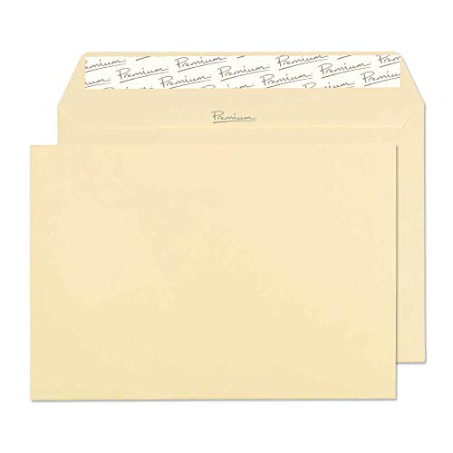 Blake Premium Business 51455 Briefumschläge Haftklebung Vellum Wove C5 162 x 229 mm 120 g/m² | 50 Stück von Blake