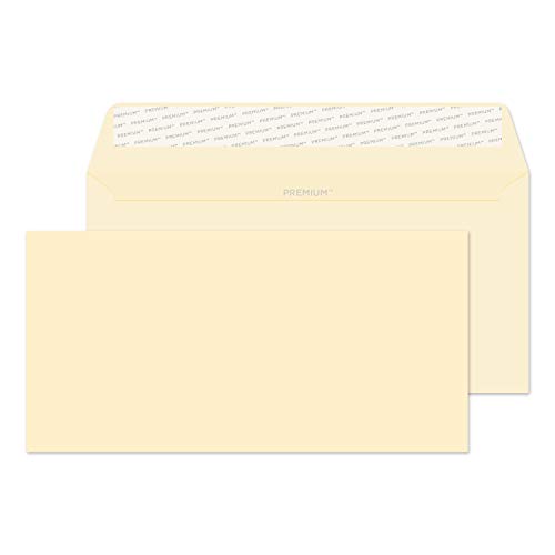 Blake Premium Business 61882 Briefumschläge Haftklebung Creme Wove DL 110 x 220 mm - 120g/m² | 500 Stück Blake Premium Business 61882 Briefumschläge Haftklebung Creme Wove DL 110 x 220 mm - 120g/m² | 500 Stück von Blake