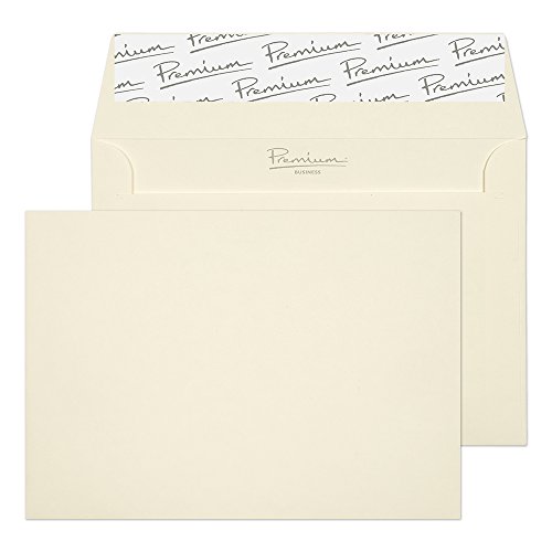 Blake Premium Business 71880 Briefumschläge Haftklebung Auster Wove C6 114 x 162 mm - 120g/m² | 500 Stück von Blake