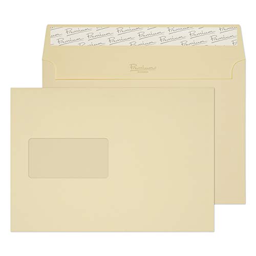 Blake Premium Business 95708 Briefumschläge Haftklebung Vellum Gerippt 120g/m² Mit Fenster C5 162 x 229 mm | 500 Stück Blake Premium Business 95708 Briefumschläge Haftklebung Vellum Gerippt 120g/m² Mit Fenster C5 162 x 229 mm | 500 Stück von Blake