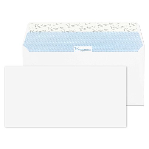 Blake Premium Office 32215 Briefumschläge Haftklebung Ultra Weiß DL 110 x 220 mm - 120g/m² | 500 Stück Blake Premium Office 32215 Briefumschläge Haftklebung Ultra Weiß DL 110 x 220 mm - 120g/m² | 500 Stück von Blake