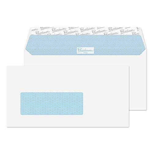 Blake Premium Office 32266NL Briefumschläge Haftklebung Niederländische Fenster Ultra Weiß DL 110 x 220 mm - 120g/m² | 500 Stück von Blake