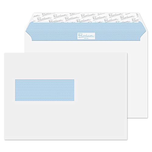 Blake Premium Office 34266NL Holländisches Fenster Briefumschlag Haftklebung Ultra Weiß Wove C5 162 x 229 mm 120 g/m² | 500 Stück Blake Premium Office 34266NL Holländisches Fenster Briefumschlag Haftklebung Ultra Weiß Wove C5 162 x 229 mm 120 g/m² | 500 Stück von Blake