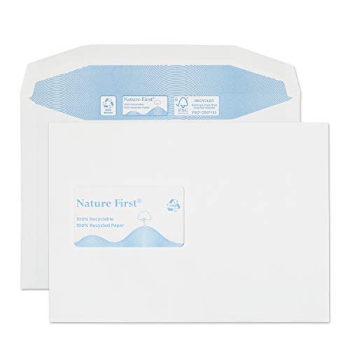 Blake Purely Environmental RN027CBC Versandtaschen, gummiert, C5, 162 x 229 mm, 90 g/m², Weiß, 500 Stück Blake Purely Environmental RN027CBC Versandtaschen, gummiert, C5, 162 x 229 mm, 90 g/m², Weiß, 500 Stück von Blake