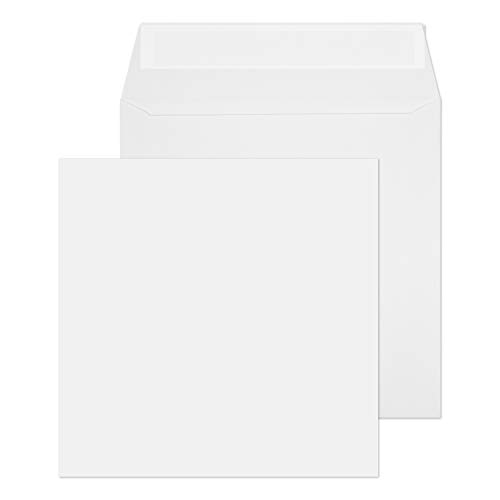 Blake Purely Everyday 0140PS Quadratsicher Briefumschläge Haftklebung Weiß 140 x 140 mm - 100g/m² | 500 Stück von Blake