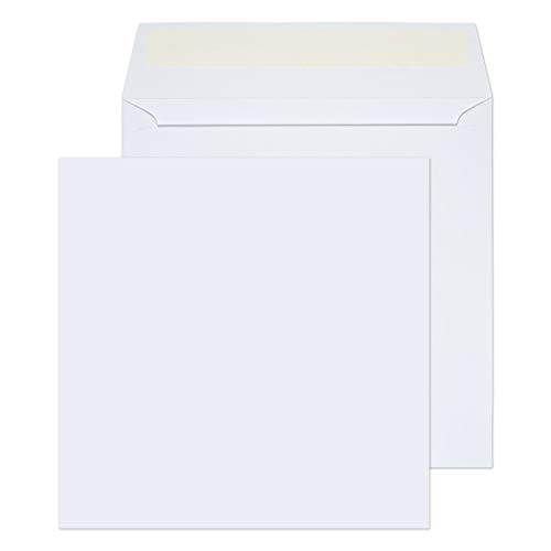 Blake Purely Everyday 0155PS Quadratsicher Briefumschläge Haftklebung Weiß 155 x 155 mm - 100g/m² | 500 Stück Blake Purely Everyday 0155PS Quadratsicher Briefumschläge Haftklebung Weiß 155 x 155 mm - 100g/m² | 500 Stück von Blake
