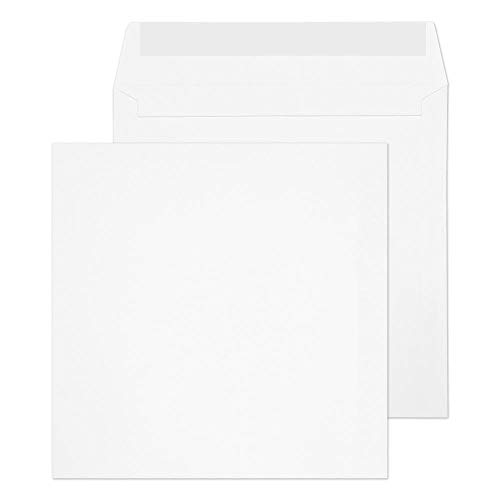 Blake Purely Everyday 0165PS Quadratsicher Briefumschläge Haftklebung Weiß 165 x 165 mm - 100g/m² | 500 Stück von Blake