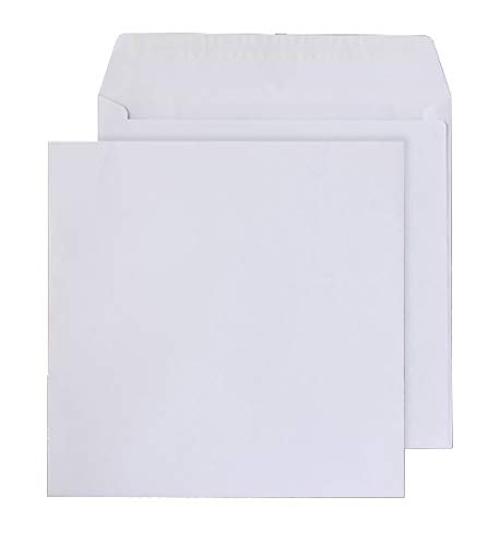 Blake Purely Everyday 0240PS Quadratsicher Briefumschläge Haftklebung Weiß 240 x 240 mm - 100g/m² | 250 Stück von Blake