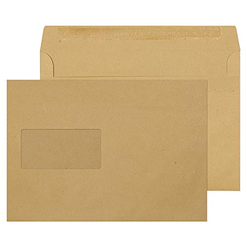 Blake Purely Everyday 1608 Briefümschlage Selbstklebend Mit Fenster Manille C5 162 x 229 mm 90 g/m² | 500 Stück Blake Purely Everyday 1608 Briefümschlage Selbstklebend Mit Fenster Manille C5 162 x 229 mm 90 g/m² | 500 Stück von Blake
