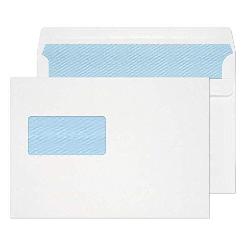Blake Purely Everyday 1709 Briefumschläge selbstklebend Mit Hohes Fenster Weiß C5 162 x 229 mm - 90g/m² | 500 Stück von Blake