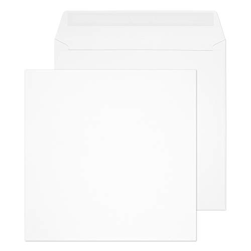 Blake Purely Everyday 2240PS Quadratsicher Briefumschläge Haftklebung Ultra Weiß Wove 240 x 240 mm - 120g/m² | 250 Stück von Blake