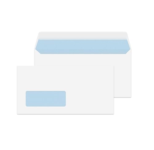 Blake Purely Everyday 34708 Briefumschläge Haftklebung Mit Fenster Ultra Weiß C5 162 x 229 mm - 120g/m² | 500 Stück von Blake