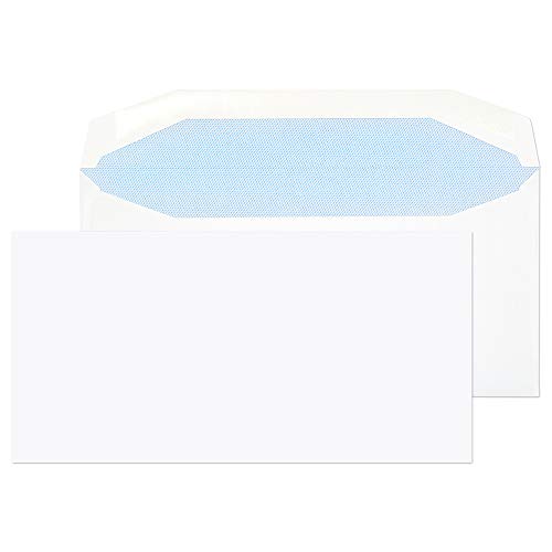 Blake Purely Everyday 3701 Kuvertierhüllen Briefumschläge Naßklebung Weiß DL 110 x 220 mm - 90g/m² | 1000 Stück von Blake