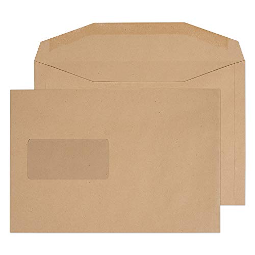 Blake Purely Everyday 4406 Kuvertierhüllen Briefumschläge Naßklebung Mit Fenster Manille C5+ 162 x 235 mm 80 g/m² | 500 Stück Blake Purely Everyday 4406 Kuvertierhüllen Briefumschläge Naßklebung Mit Fenster Manille C5+ 162 x 235 mm 80 g/m² | 500 Stück von Blake