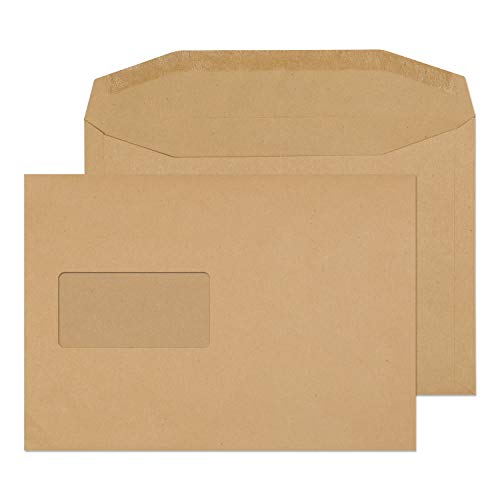 Blake Purely Everyday Briefumschläge, C5+, gummiert, mit Fenster, 162 x 238 mm, 80 g/m², 500 Stück Blake Purely Everyday Briefumschläge, C5+, gummiert, mit Fenster, 162 x 238 mm, 80 g/m², 500 Stück von Blake