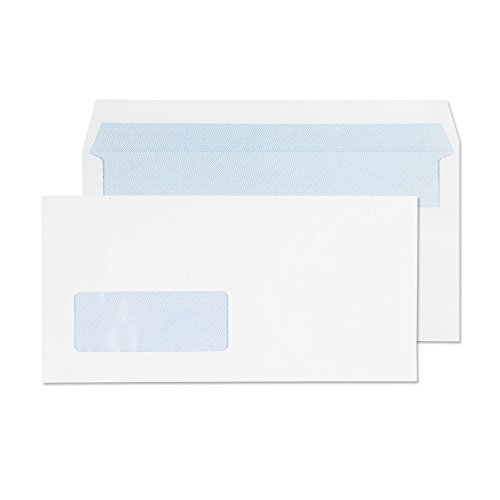 Blake Purely Everyday Briefumschläge, DL, 110 x 220 mm, 35 x 90 mm, mit Fenster, 80gsm, Weiß, 1000 Stück Blake Purely Everyday Briefumschläge, DL, 110 x 220 mm, 35 x 90 mm, mit Fenster, 80gsm, Weiß, 1000 Stück von Blake