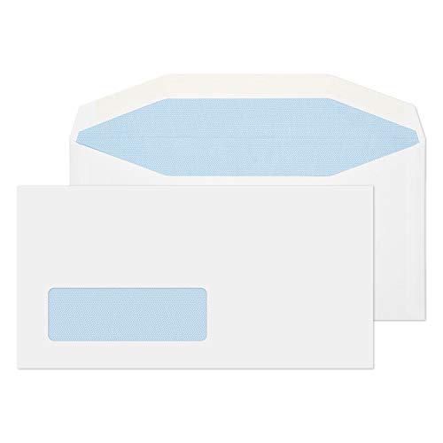 Blake Purely Everyday Briefumschläge, DL, 35 x 105 mm Versandhülle tiefem Fenster, nassklebend, 90 g/m ², Weiß, 1000 Stück Blake Purely Everyday Briefumschläge, DL, 35 x 105 mm Versandhülle tiefem Fenster, nassklebend, 90 g/m ², Weiß, 1000 Stück von Blake