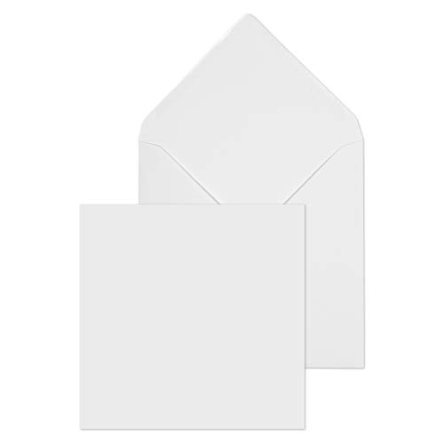 Blake Purely Everyday ENV0130 Quadratischer Briefumschläge Naßklebung Weiß 130 x 130 mm - 100g/m² | 500 Stück von Blake