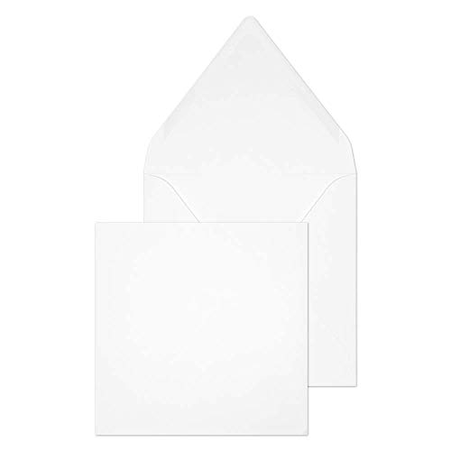 Blake Purely Everyday ENV2255 quadratischer Briefumschläge Naßklebung Weiß 155 x 155 mm - 90g/m² | 500 Stück von Blake