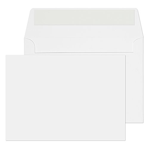 Blake Purely Everyday ENV5002 Briefumschläge Haftklebung Weiß 120g/m² C6 114 x 162 mm | 500 Stück von Blake