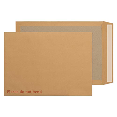 Blake Purely Packaging 4200 Versandtasche Mit Papprückwand Haftklebung Manila C3 450 x 324 mm - 120g/m² | 100 Stück von Blake