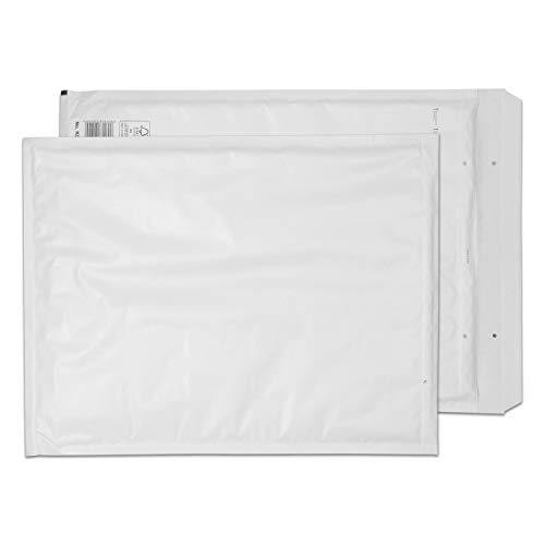 Blake Purely Packaging K/7 Envolite Luftpolsterversandtasche Haftklebung Weiß 470 x 350 mm 90 g/m² | 50 Stück von Blake