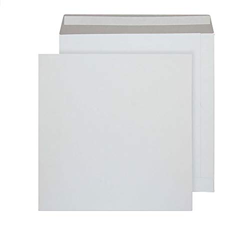 Blake Purely Packaging LP Versandtaschen (PPA13), haftklebend, 340 x 340 mm, Weiß, 100 Stück von Blake