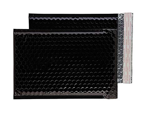 Blake Purely Packaging MBB250 Luftpolsterversandtasche Haftklebung Tief Schwarz C5+ 250 x 180 mm | 100 Stück von Blake