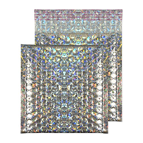 Blake Purely Packaging MBHRA165 Metallische Luftpolsterversandtasche Haftklebung Holograph Optik 165 x 165 mm | 100 Stück Blake Purely Packaging MBHRA165 Metallische Luftpolsterversandtasche Haftklebung Holograph Optik 165 x 165 mm | 100 Stück von Blake