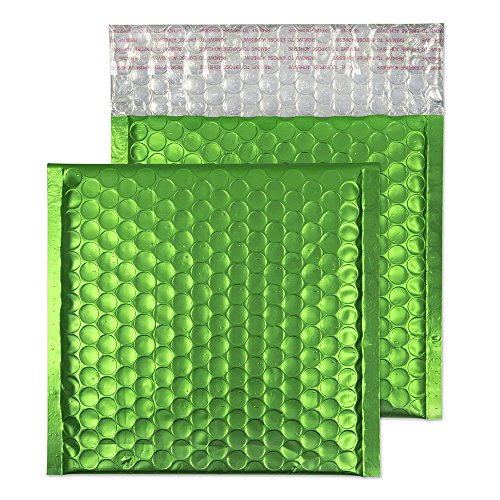 Blake Purely Packaging MTGRE165 Farbige Luftpolstertaschen Matt Haftklebung Avocado Grün CD 165 x 165 mm | 100 Stück von Blake