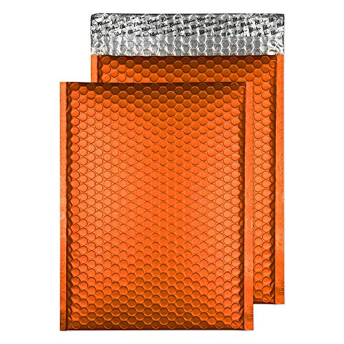 Blake Purely Packaging MTPO324 Farbige Luftpolstertaschen Matt Haftklebung Kürbis Orange C4 324 x 230 mm | 100 Stück von Blake