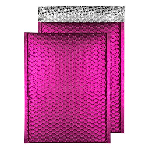 Blake Purely Packaging MTSP324 Farbige Luftpolstertaschen Matt Haftklebung Schockierendes Pink C4 324 x 230 mm | 100 Stück von Blake