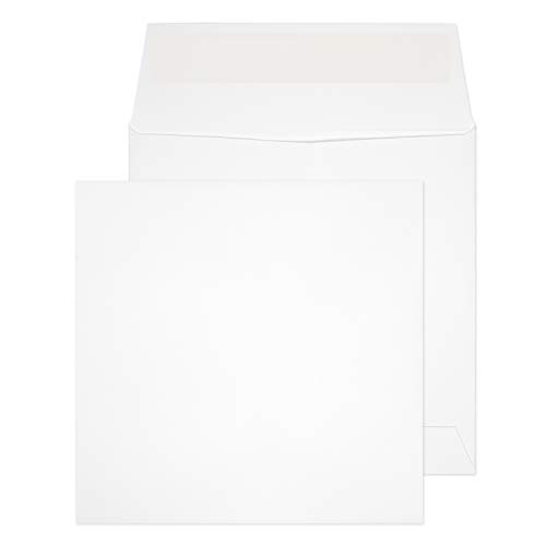 Blake Purely Packaging OP065 Optima Ultra Weiß Karte Haftklebung Briefumschläge 210g/m² 165 x 165 mm | 250 Stück Blake Purely Packaging OP065 Optima Ultra Weiß Karte Haftklebung Briefumschläge 210g/m² 165 x 165 mm | 250 Stück von Blake