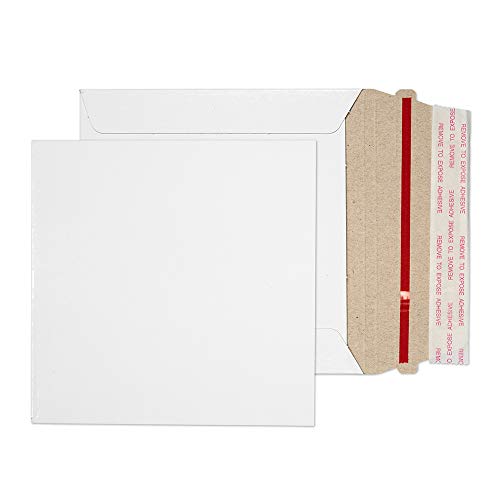 Blake Purely Packaging PPA0-RS Vollpapptaschen Quadratisch Haftklebung Weiß Pappe 350g/m² 125 x 125 mm | 200 Stück von Blake