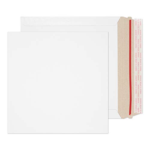 Blake Purely Packaging PPA4-RS Vollpapptaschen Quadratischer Haftklebung Weiß Pappe 350g/m² 220 x 220 mm | 200 Stück von Blake