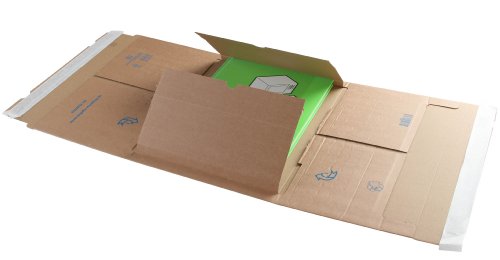 Blake Purely Packaging PPW68 Versandtasche, Haftklebung mit Abziehstreifen, manipulationssicher, 455 x 320 x 20-100 mm, 25-er Pack von Blake