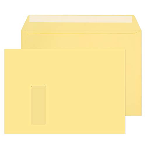 Briefumschläge, haftklebend, C4, 229 x 324 mm, 120 g/m², Zitronengelb, 250 Stück Briefumschläge, haftklebend, C4, 229 x 324 mm, 120 g/m², Zitronengelb, 250 Stück von Blake