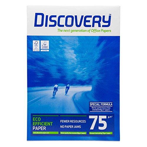 DISCOVERY 83427B75B Kopierpapier, A3, holzfrei, 75 g/qm, 500 Blatt, weiß von Blake