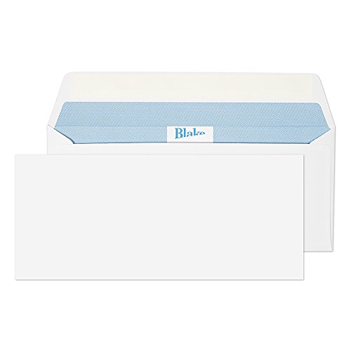 Premium Office 39215 Amerikanische Größe 10 Briefumschläge Haftklebung Ultra Weiß Wove 105 x 241 mm 120g/m² | 500 Stück von Blake