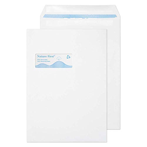 Purely Environmental C4 324 x 229 mm Pocket Selbstklebende Briefumschläge – parent High Window White Purely Environmental C4 324 x 229 mm Pocket Selbstklebende Briefumschläge – parent High Window White von Blake