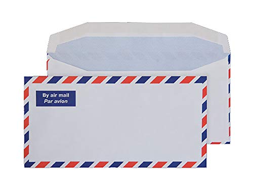 Purely Everyday Briefumschläge, DL, 110 x 220 mm, gummiert, Luftpost, selbstklebend, Weiß, 1.000 Stück Purely Everyday Briefumschläge, DL, 110 x 220 mm, gummiert, Luftpost, selbstklebend, Weiß, 1.000 Stück von Blake