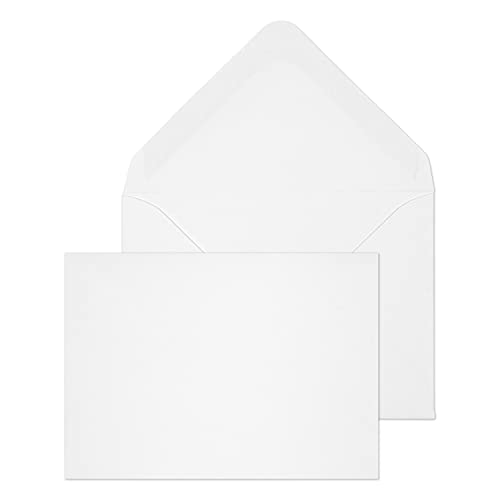 Purely Everyday ENV2162 Briefumschläge Naßklebung Weiß 70 x 100 mm - 90g/m² | 1000 Stück von Blake