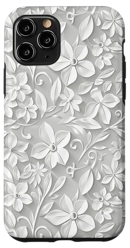 Weiß mit Blumenmuster Hülle für iPhone 11 Pro Weiß mit Blumenmuster Hülle für iPhone 11 Pro von Blanc Floral Pattern