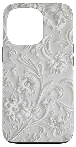 Weiß mit Blumenmuster Hülle für iPhone 13 Pro Weiß mit Blumenmuster Hülle für iPhone 13 Pro von Blanc Floral Pattern